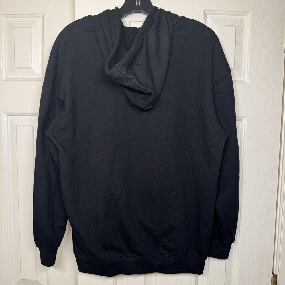 Chicago Bulls Hoodie Women’s Full-Zip Soft Fleece Long-Sleeve Black Large - Picture 7 of 8